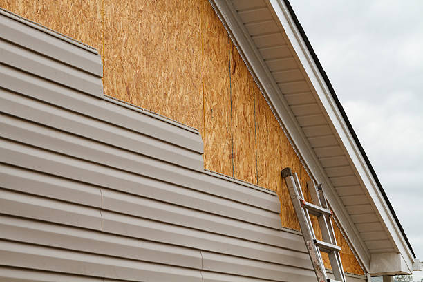 Professional Emergency Siding Repair technician working in Stone Park, IL